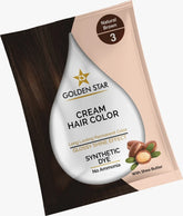 Golden Star Hair Color Natural Brown 20g